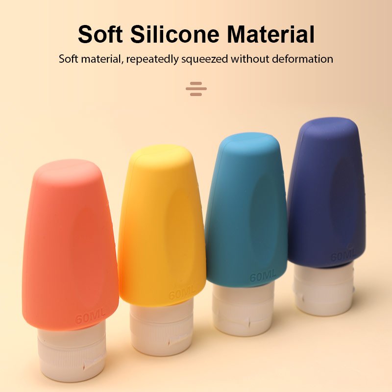 Silicone Shampoo Bottle Shower Gel Bottle Cute Rabbit Bear Split Bottling Travel Portable Split Squeeze Bottle