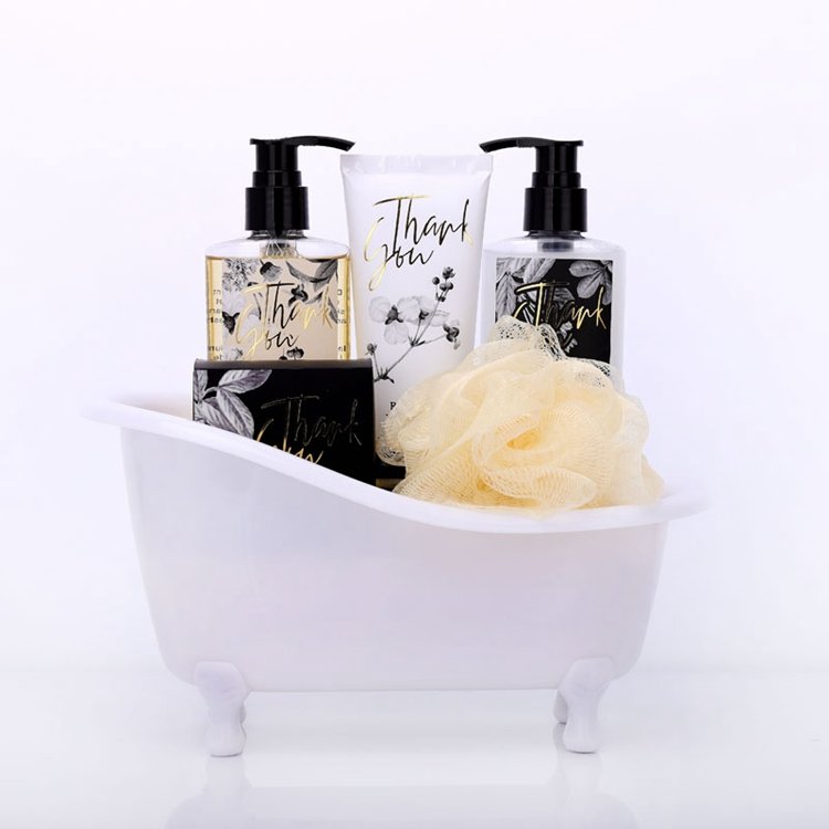 Wholesale mother's day gift set fashion shower gel body lotion shampoo bath salt bubble body wash care bath set