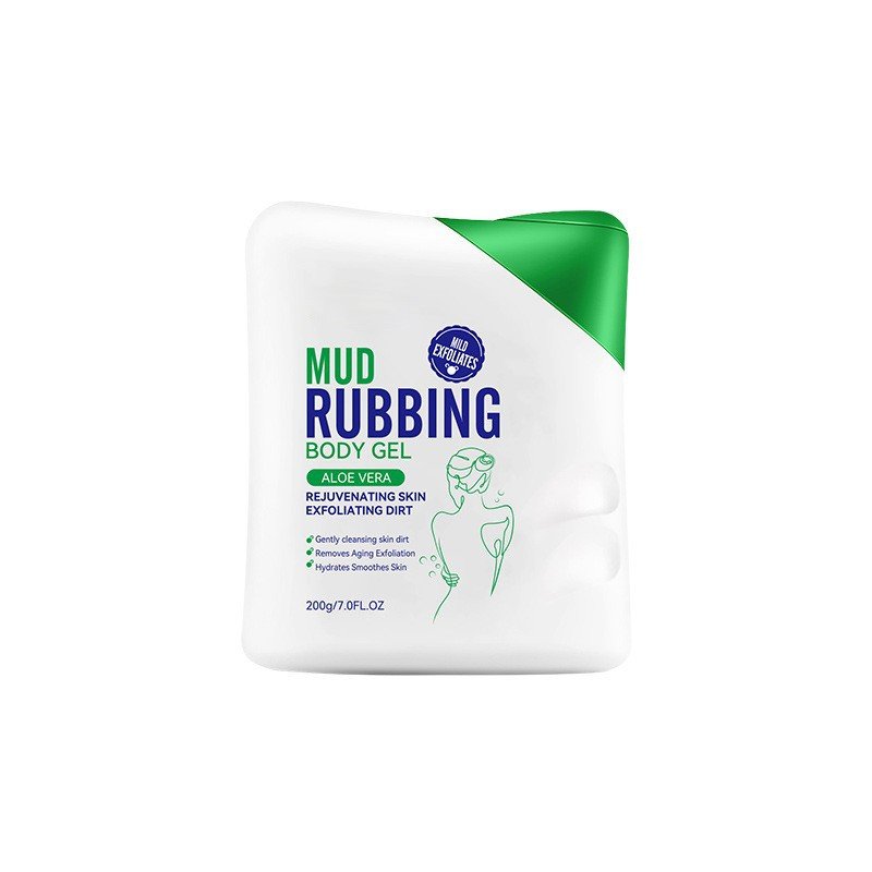 Organic Plant Extract Moisturizing Smoothing Exfoliating Scrub Shower Gel Deep Cleansing Mud Rubbing Body Gel