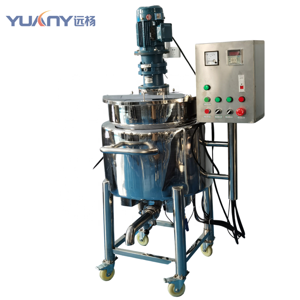 CE Small Lotion Mixer Cosmetic Machine Shampoo Homogenizer Mixing Liquid Soap Making Machine Mix and Pump Epoxy Resin Machine