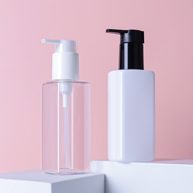 Factory Wholesale Travel Friendly Clear Plastic Pump 170Ml Luxury Shower Gel Bottle For Lotion