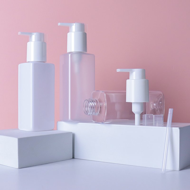 Factory Wholesale Travel Friendly Clear Plastic Pump 170Ml Luxury Shower Gel Bottle For Lotion