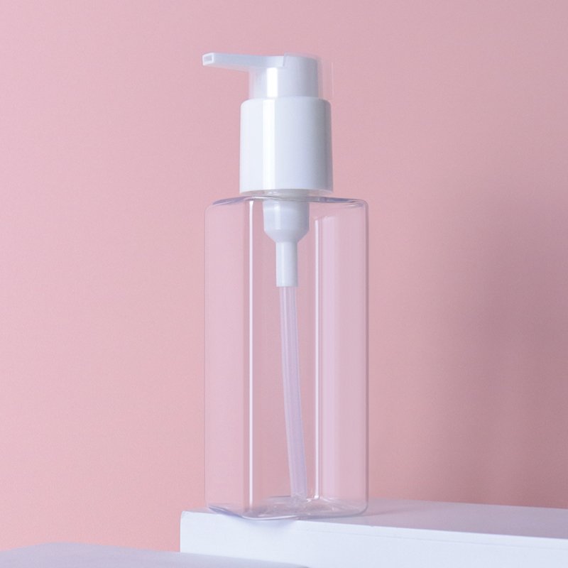 Factory Wholesale Travel Friendly Clear Plastic Pump 170Ml Luxury Shower Gel Bottle For Lotion