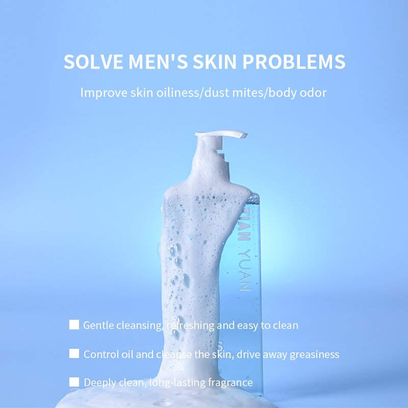 Men's 400ml Refreshing Shower Gel Long-Lasting Fragrance Gentle Soothing Body Wash For Daily Use For Adults