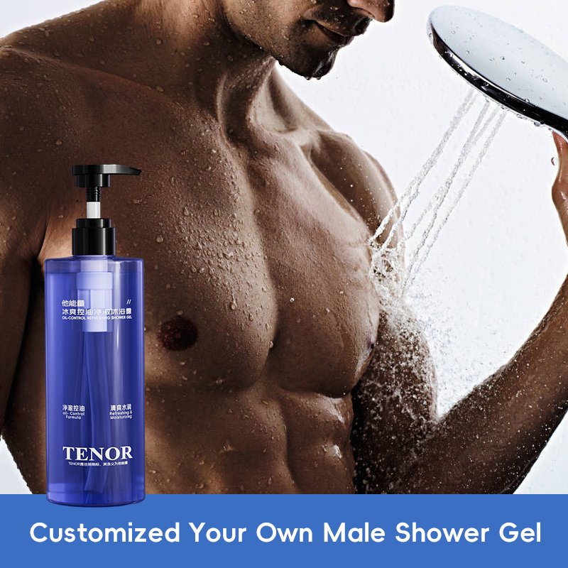 OEM ODM Private Label Men Body Wash Refreshing Oil-control Foaming Deep Clean Men Shower Gel