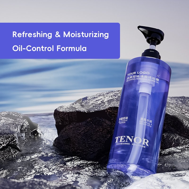 OEM ODM Private Label Men Body Wash Refreshing Oil-control Foaming Deep Clean Men Shower Gel