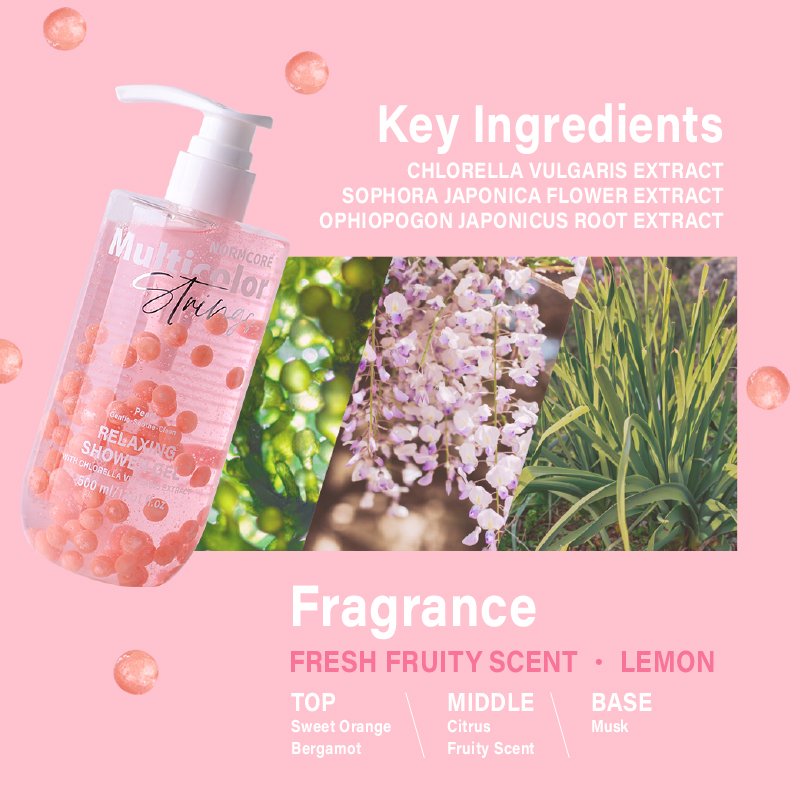 Petal Pearl Shower Gel Female Floral Fragrance Moisturizing Skin Rejuvenation Fragrance Shower Gel Body Wash