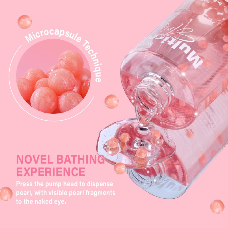 Petal Pearl Shower Gel Female Floral Fragrance Moisturizing Skin Rejuvenation Fragrance Shower Gel Body Wash