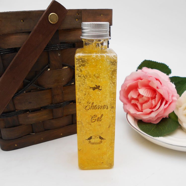 Luxury bath pure natural deep clean lightening dry flower shower gel body wash