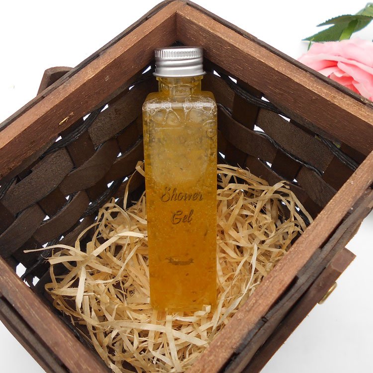 Luxury bath pure natural deep clean lightening dry flower shower gel body wash