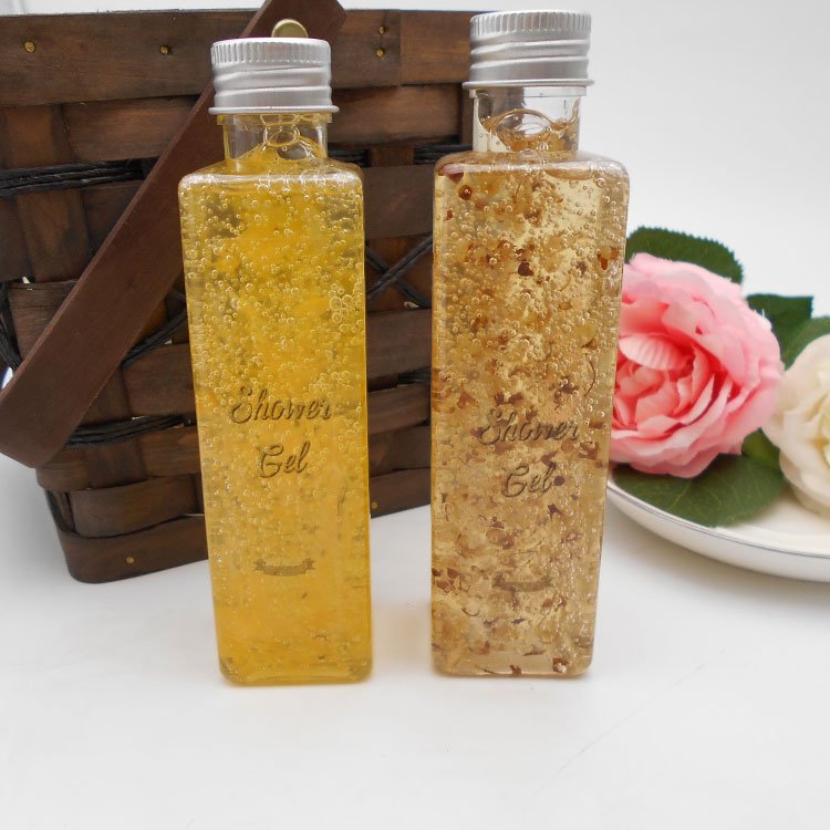 Luxury bath pure natural deep clean lightening dry flower shower gel body wash
