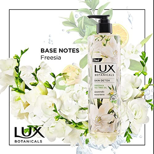 Affordable 100% Natural Botanicals Skin Detox Body Wash - Freesia & Tea Tree Oil Extracts 450 ml for Export from India
