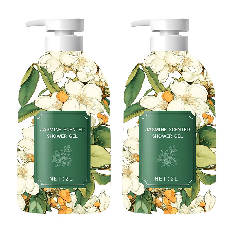 Large capacity fragrant white tea shower gel OEM processing deep cleaning and moisturizing shower gel manufacturer processing