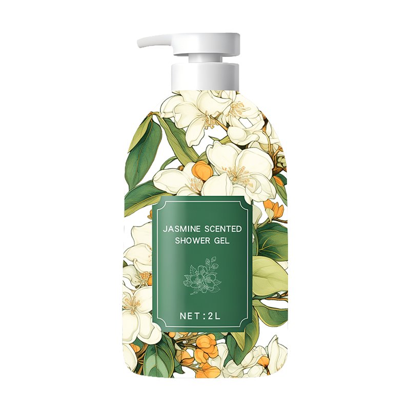 Large capacity fragrant white tea shower gel OEM processing deep cleaning and moisturizing shower gel manufacturer processing