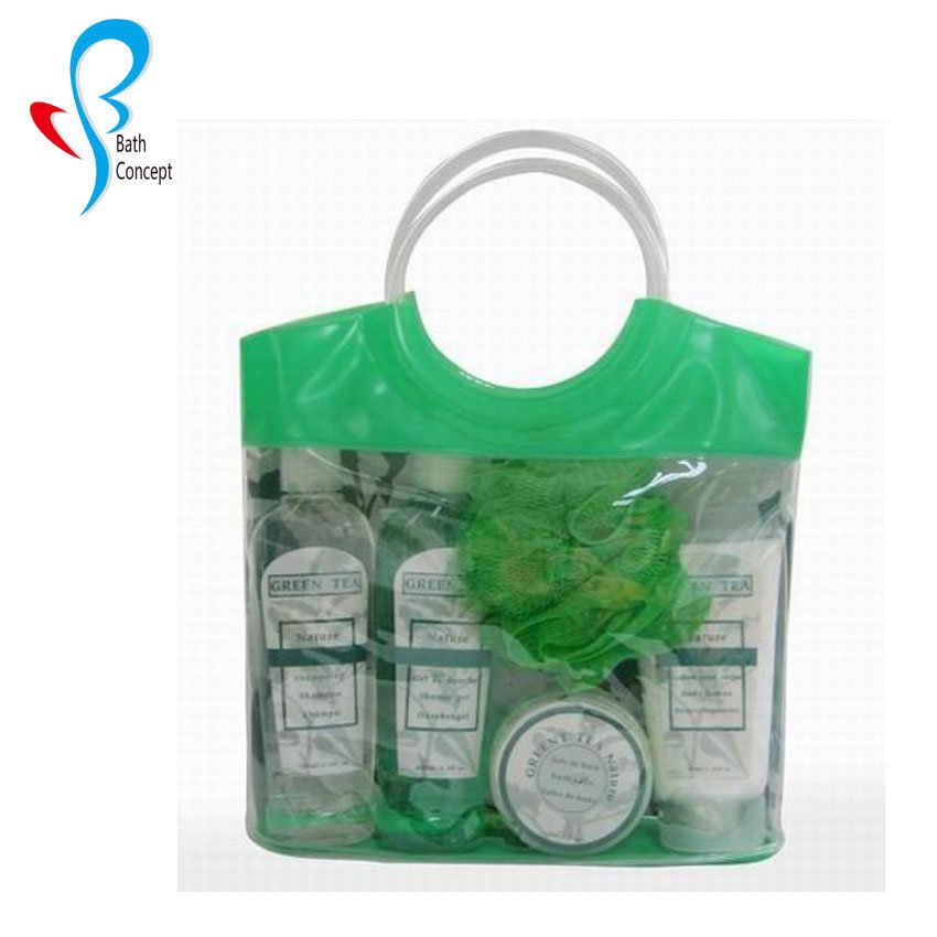 natural aloe component shower gel and body care bath set