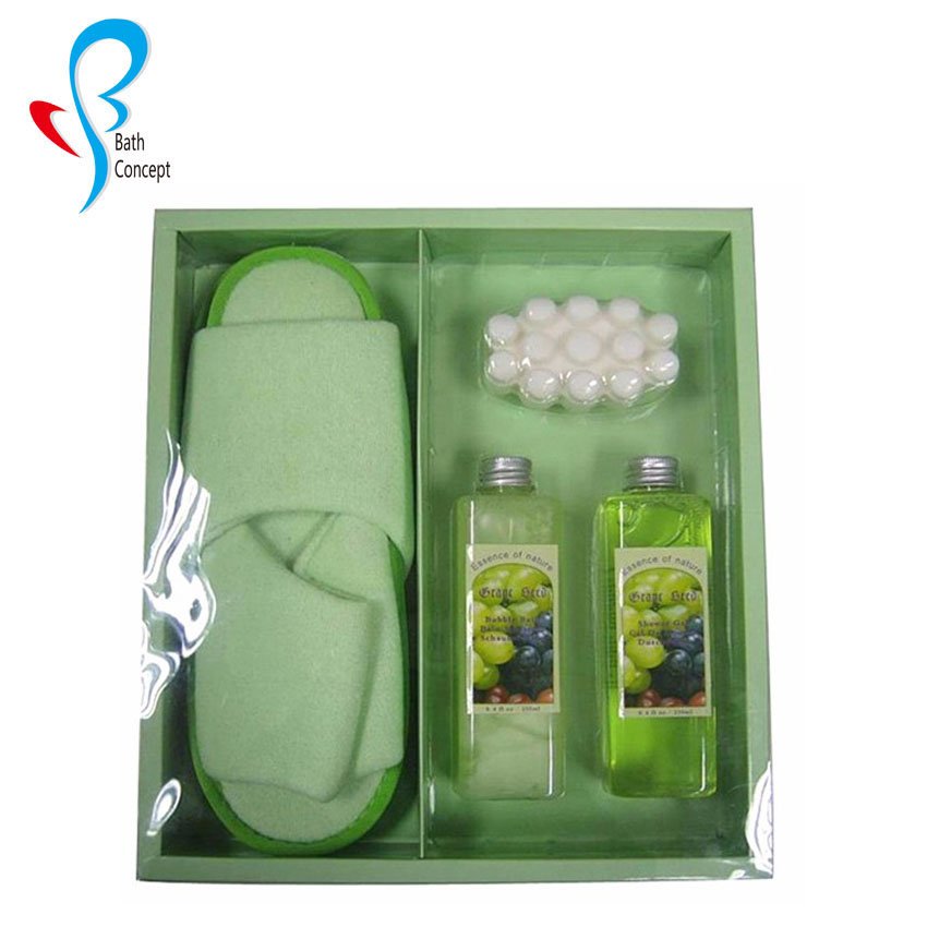 natural aloe component shower gel and body care bath set