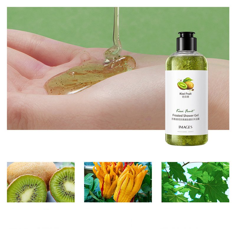 OEM IMAGES korean cherry kiwi friuit lemon shower gel deep cleansing fragrance lasting body wash set