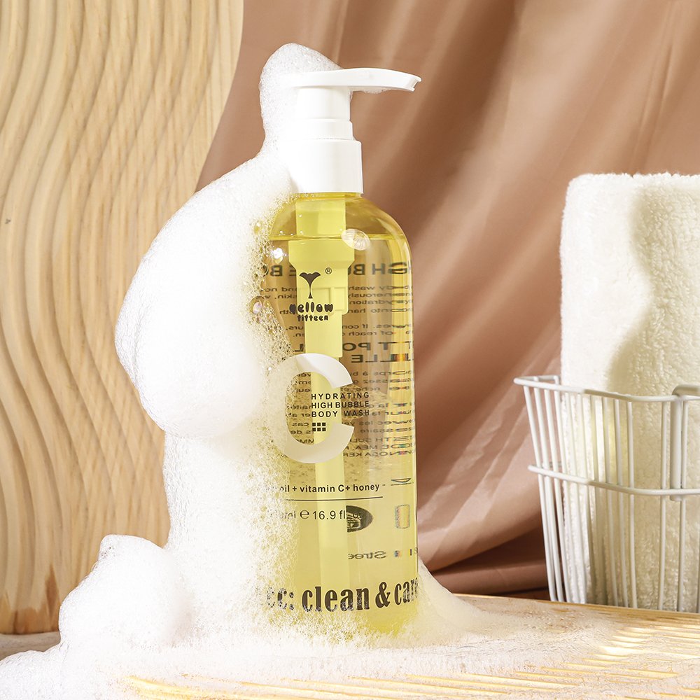 Wholesale Orange Skin Care Natural Bath Shower Gel Moisturizing Hydrating High Bubble Body Wash Competitive Price Private Label