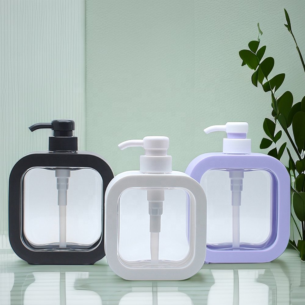 IN stock 300ml 500ml Bathroom Kitchen Pump Dispenser Shampoo Conditioner Shower Gel Dispenser Soap Dispenser