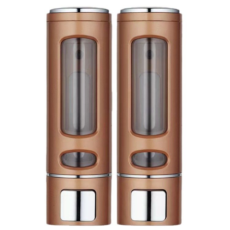Bathroom Hotel ABS Plastic Wall Mounted Liquid Soap Dispensers 400ml x 3 for Hand Wash Shampoo Shower Gel Dispenser Soap