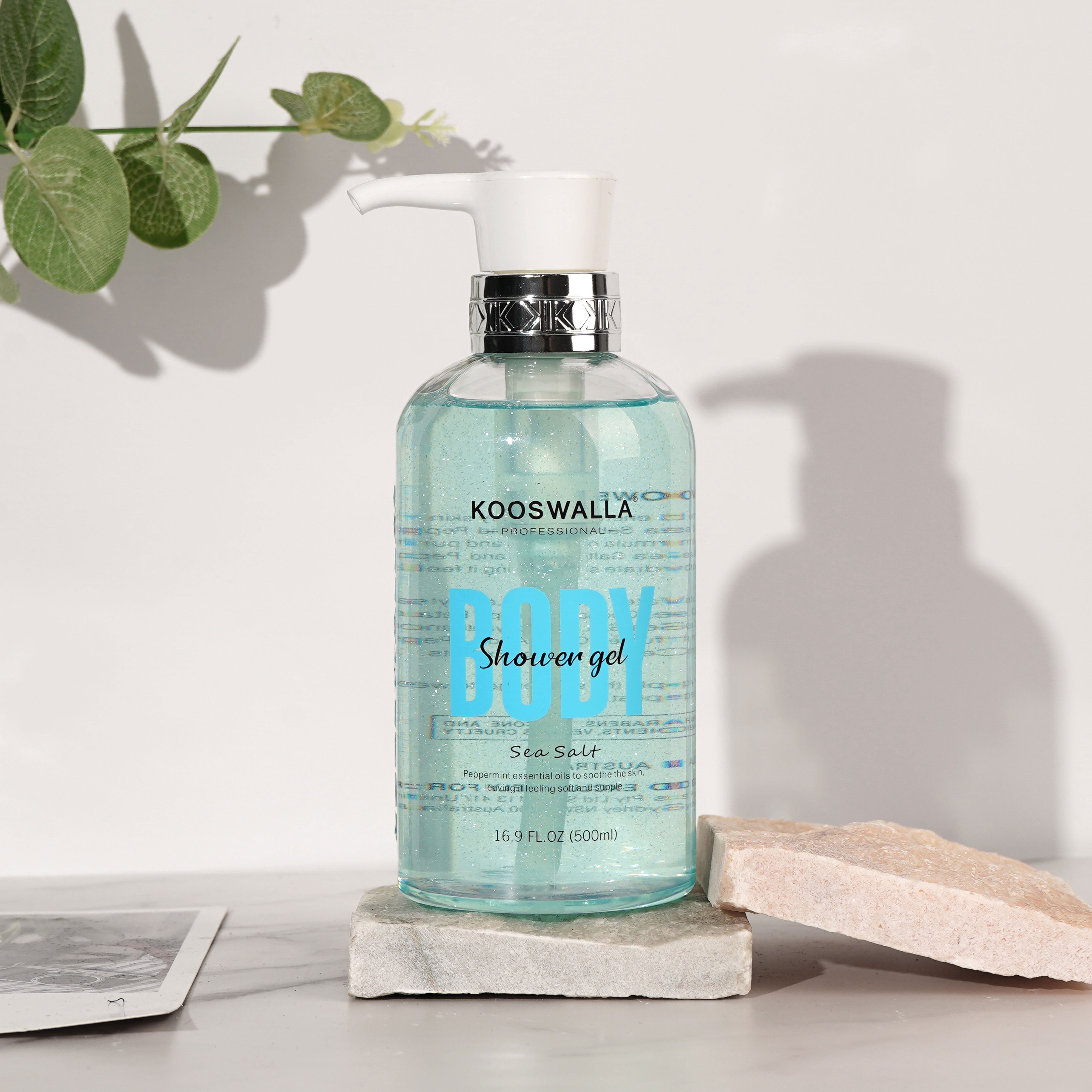 Hot Wholesale Eco-Friendly Sea Salt Shower Gel Refreshing Body Wash For Men And Women