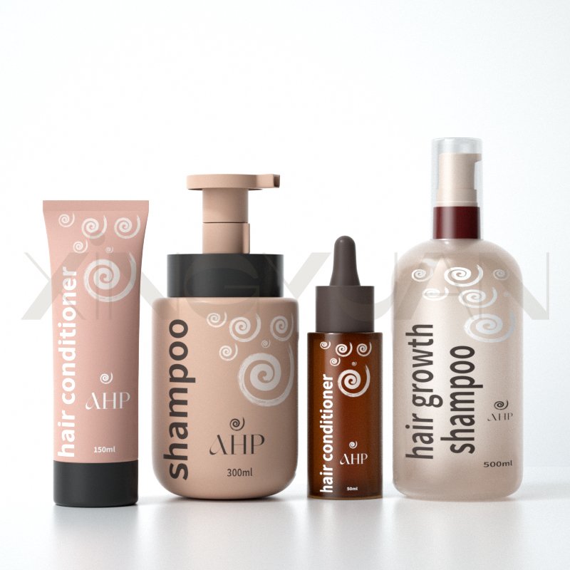 skincare plastic lotion bottles luxury shampoo bottle sample for shower gel and conditioner bottles packaging