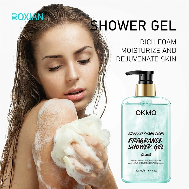 OEM ODM Customize Coconut Vitamin E Moisturizing Cleansing Refreshing Herbal Body Wash Whitening fragrance Shower Gel