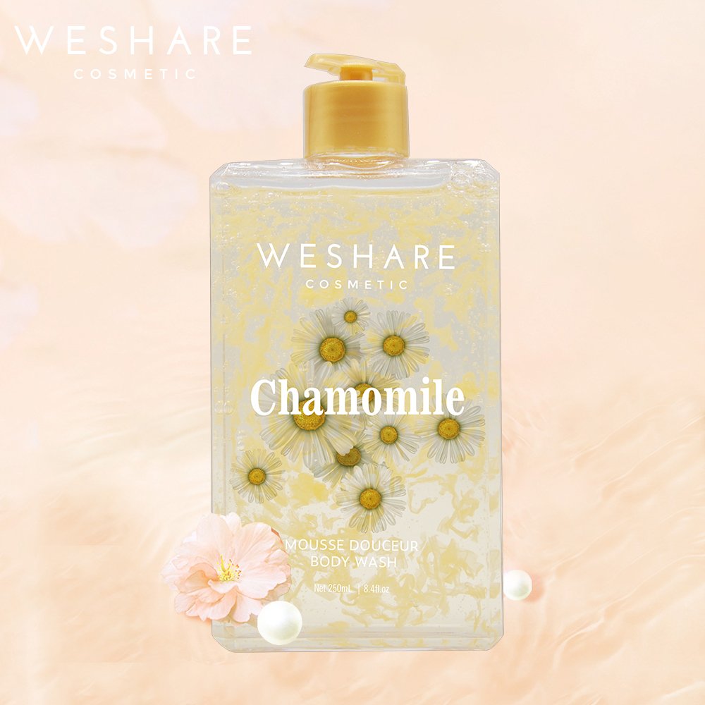 Private Label custom Moisturizing Oil Control Body Wash Bath Body Soap Petal Flower Rich Bubbles Shower Gel for Men Women