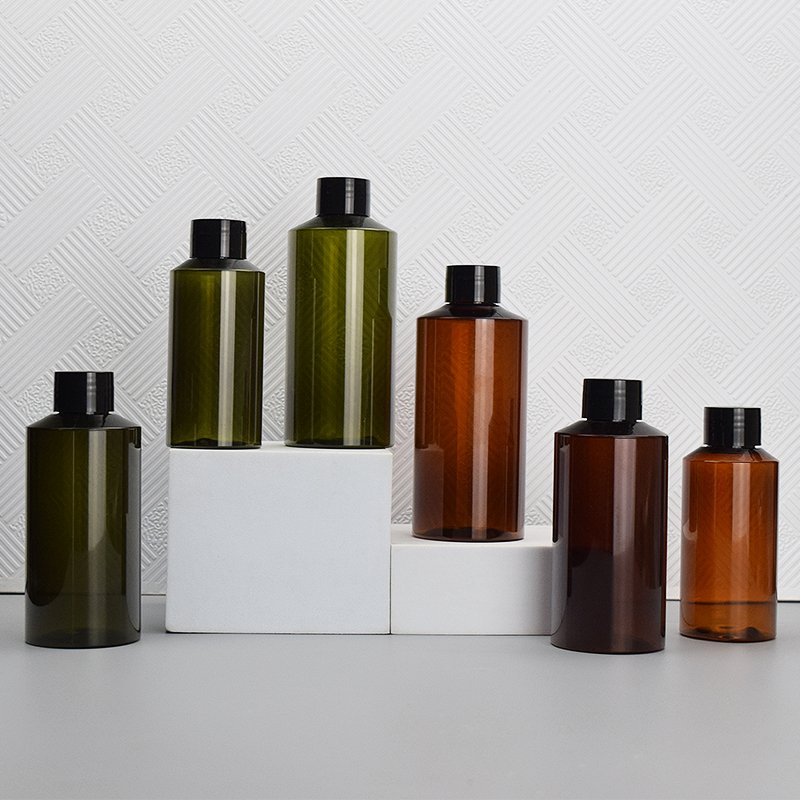 MOQ 10pcs Shampoo Body Wash Lotion Amber in 50ml 100ml 150ml 200ml 280ml Skin Care Packaging PET bottle