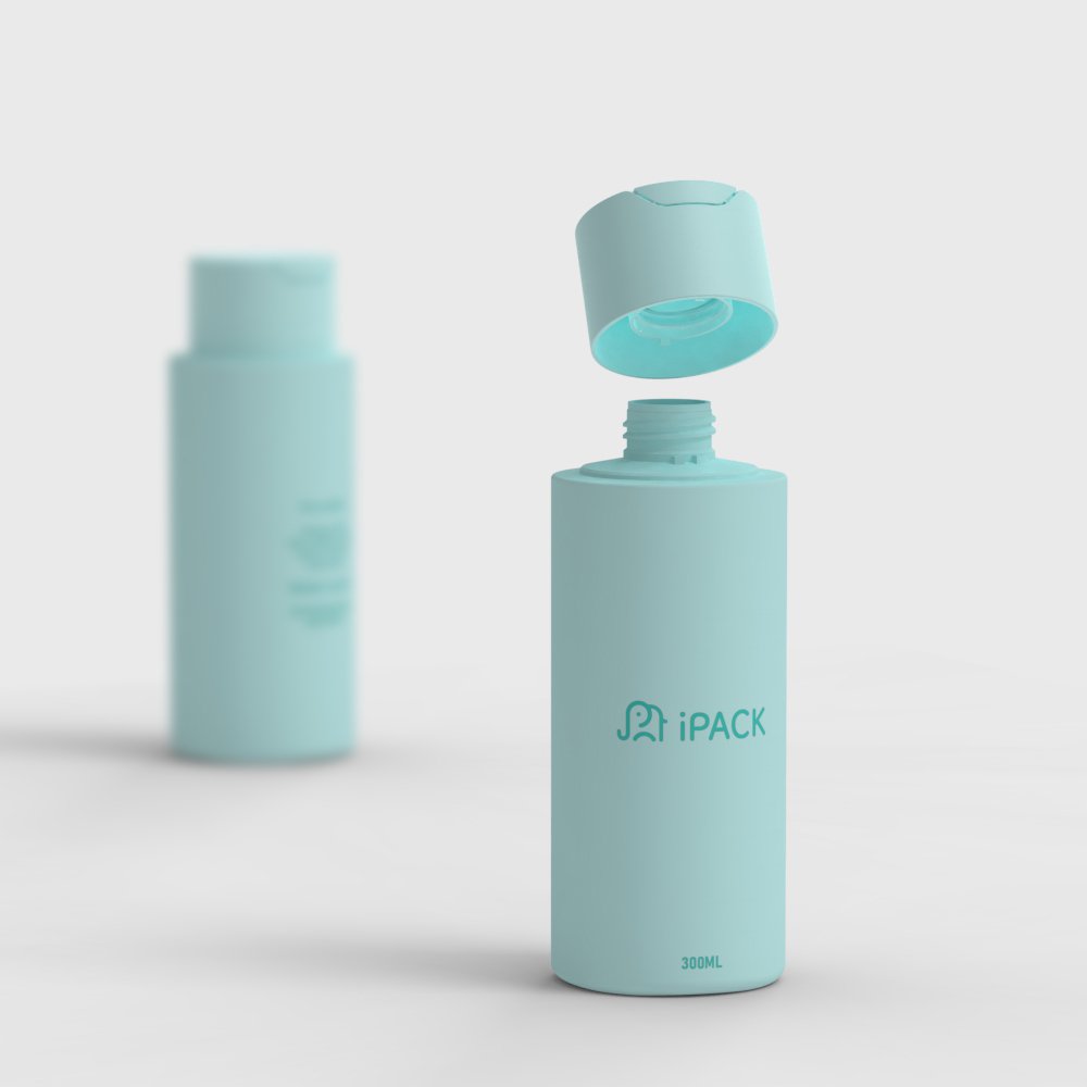 Best Price Tamper-Proof Disc Cap Plastic Shampoo Shower Gel Cosmetic Product Packaging 300ml PE Bottle