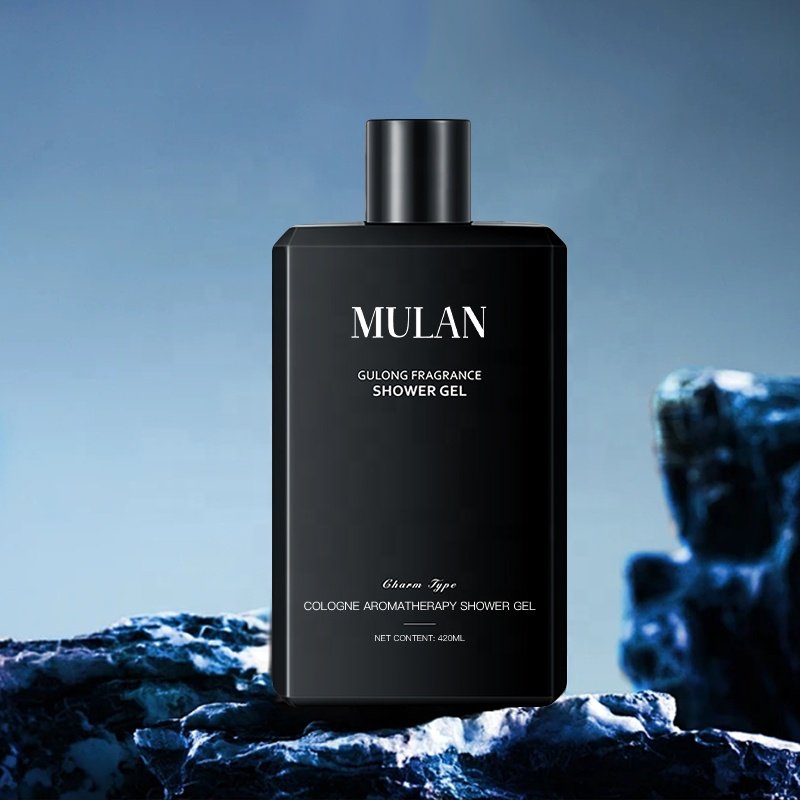 MULAN Cologne Fragrance shower Gel for men body wash long-lasting perfume Deep Cleansing Nourishing Refreshing