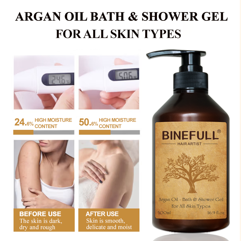 Deep Cleaning Perfume Essential oil Body Wash Lightening Skin Whitening Private Label Shower Gel