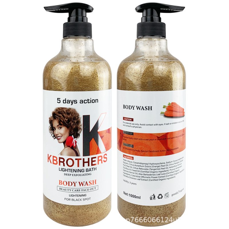 Popular model factory direct vitamin VC fruit flavor shower gel deep cleansing and nourishing skin shower gel
