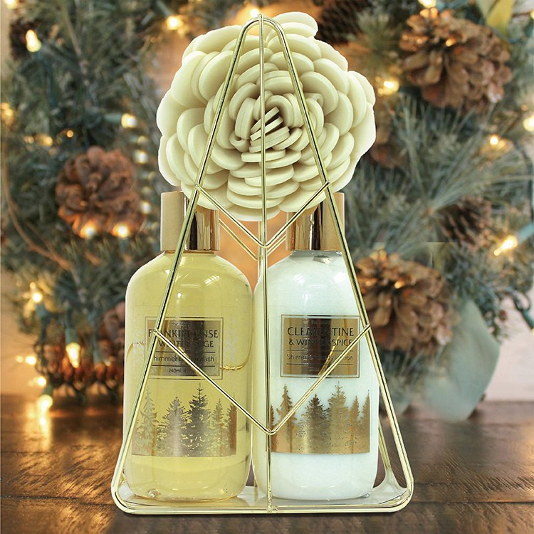 2024 New Woman Spa Christmas Xmas Day Bath Body Care Shower Gel Body Wash Bath Bomb Spa Gift Set For Women