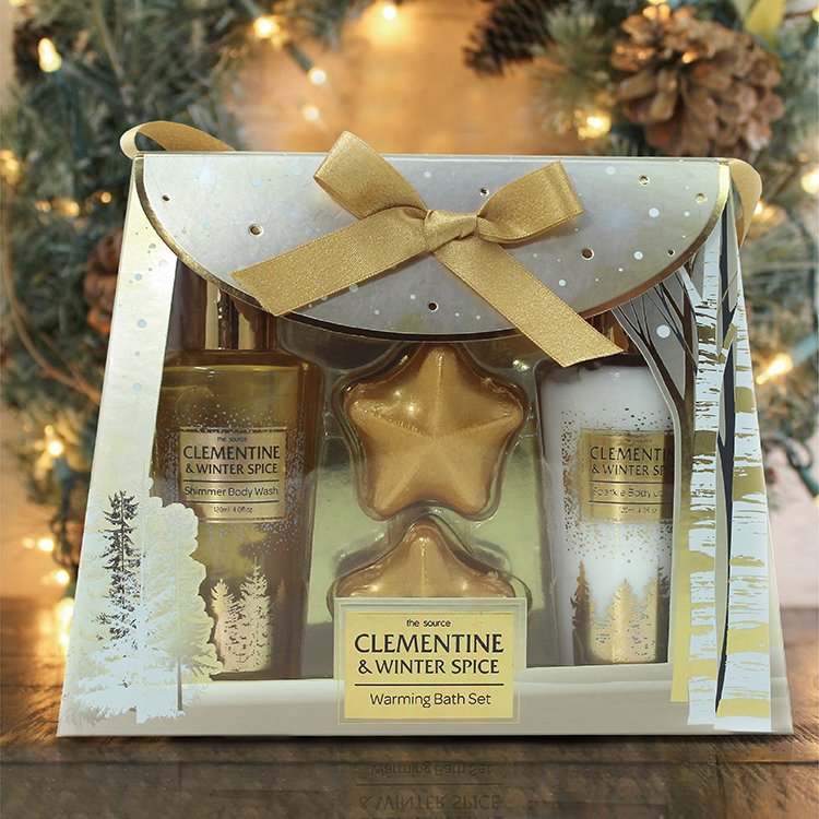 2024 New Woman Spa Christmas Xmas Day Bath Body Care Shower Gel Body Wash Bath Bomb Spa Gift Set For Women