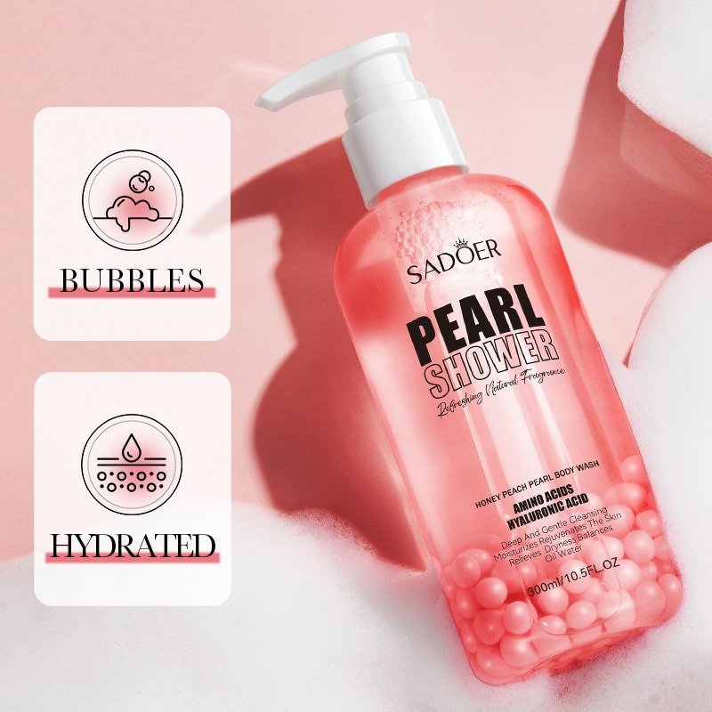 Orange Fragrance Exfoliating Whitening Moisturizing Shower Gel 300ml with Refreshing Fragrance for Adults Body Wash Care