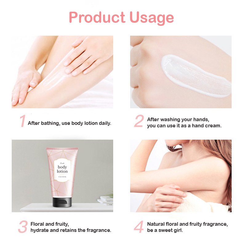 high quality korean 100% natural organic vegan skin care moisturize anti-aging whitening shimmer body lotion