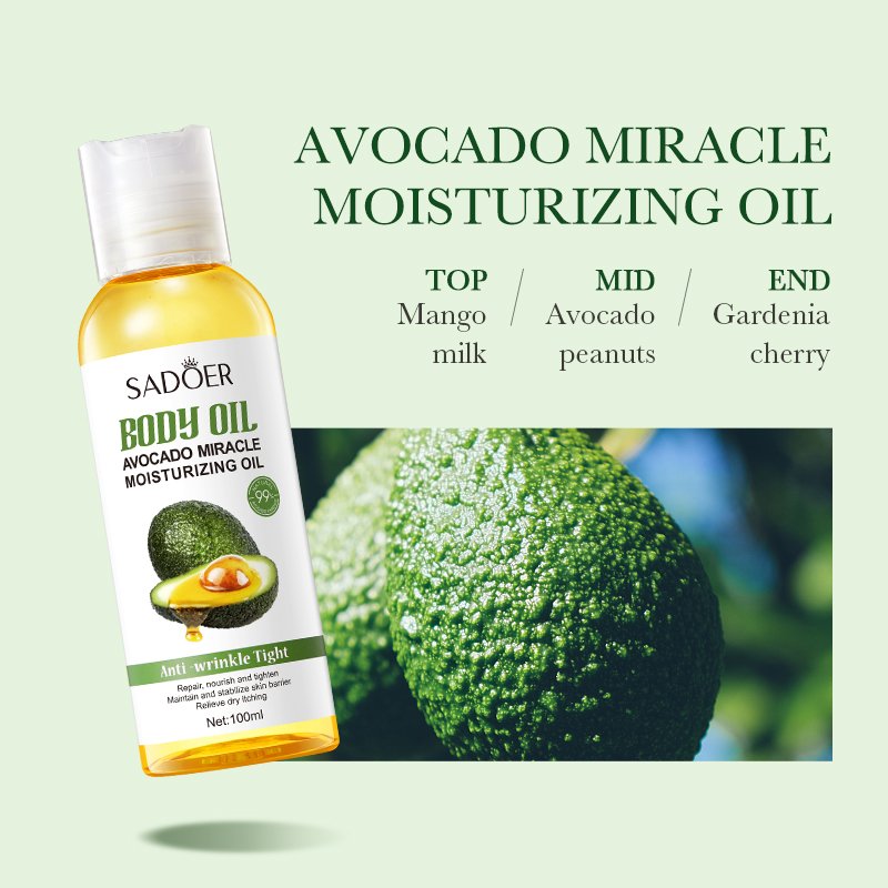 OEM SADOER whitening nourishing hair care body flower and fruit moisturizing oil