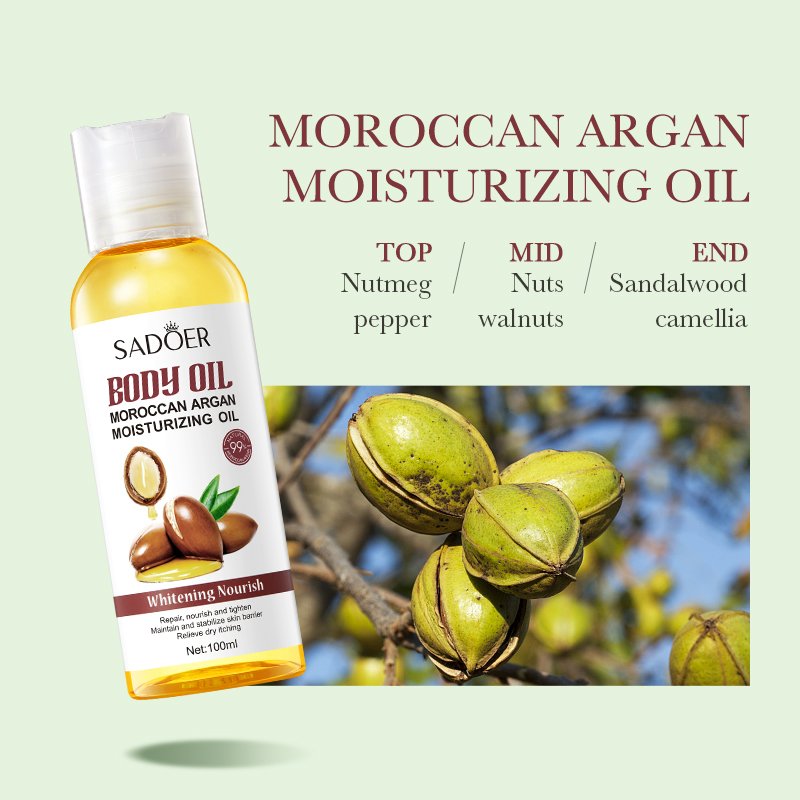 OEM SADOER whitening nourishing hair care body flower and fruit moisturizing oil