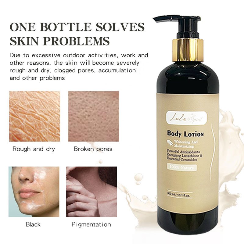 Private Label White Face Cream Vegan Lightening Nourishing Moisturizer Bleaching Whitening Body Lotion For Black Skin