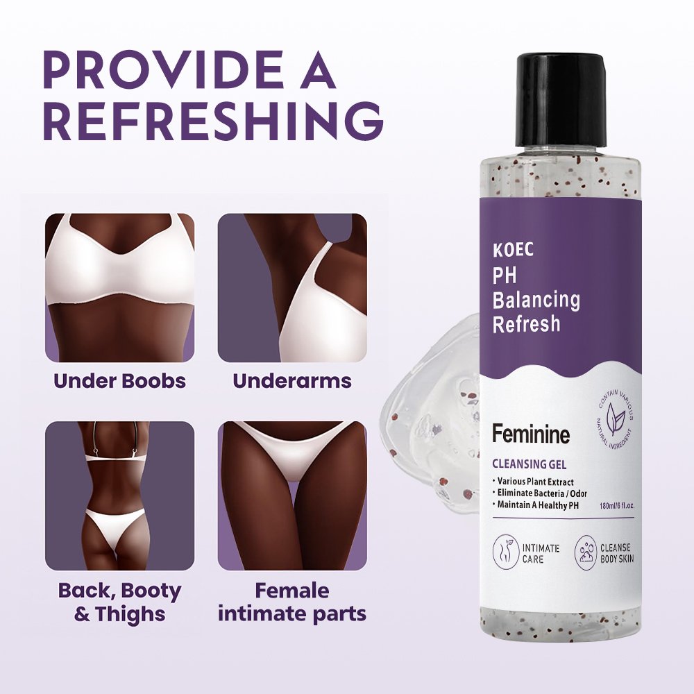 KOEC PH Balancing Refresh 180ml for Face&Body Wholesale Skin Care Body Moisturizer for Rough Skin Retinol Cream Firm Body Lotion