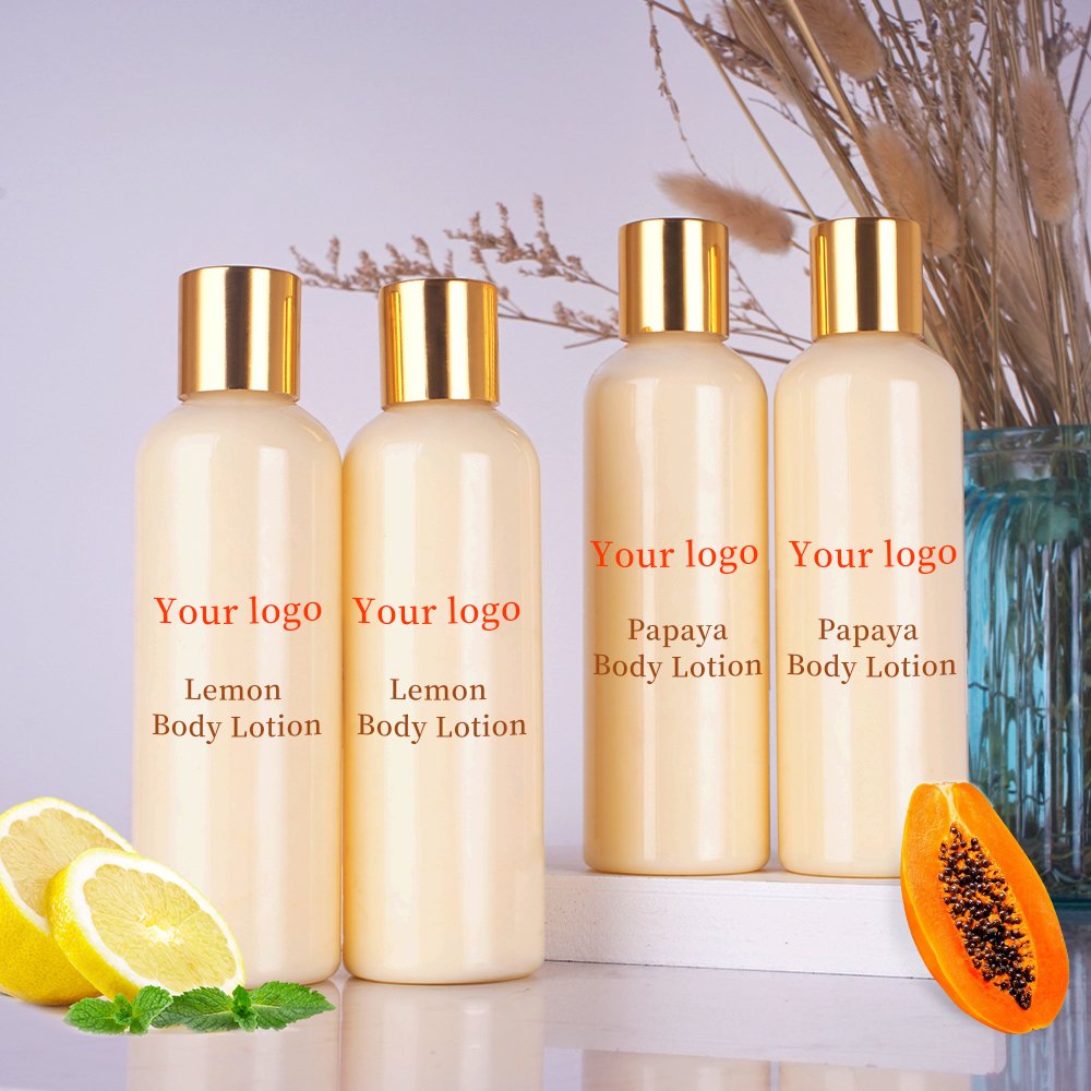 Factory Wholesale Skin Whitening Body Lotion Brightening Lemon Papaya Body Lotion
