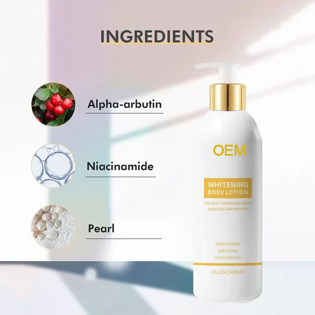 OEM/ODM Whitening Body Lotion Brightening Vegan Skin Moisturizing Milk Whitening Body Lotion for Black Skin