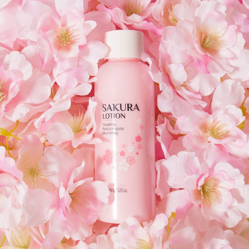 jiajie private label Moisturizing and hydrating 100ml Sakura body lotion
