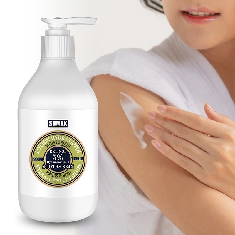 Sumax Skin Care Anti Aging Gentle Moisturize Retinol Cream Body Lotion 300ml For Women And Men