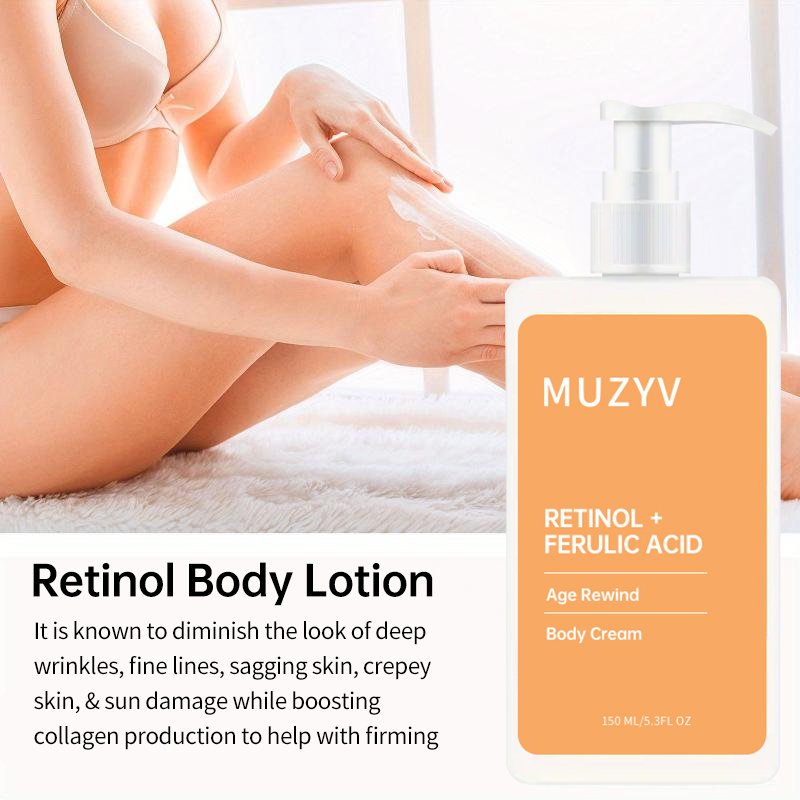 Private Label Retinol Body Cream Retinol Body Lotion Firming Moisturizer