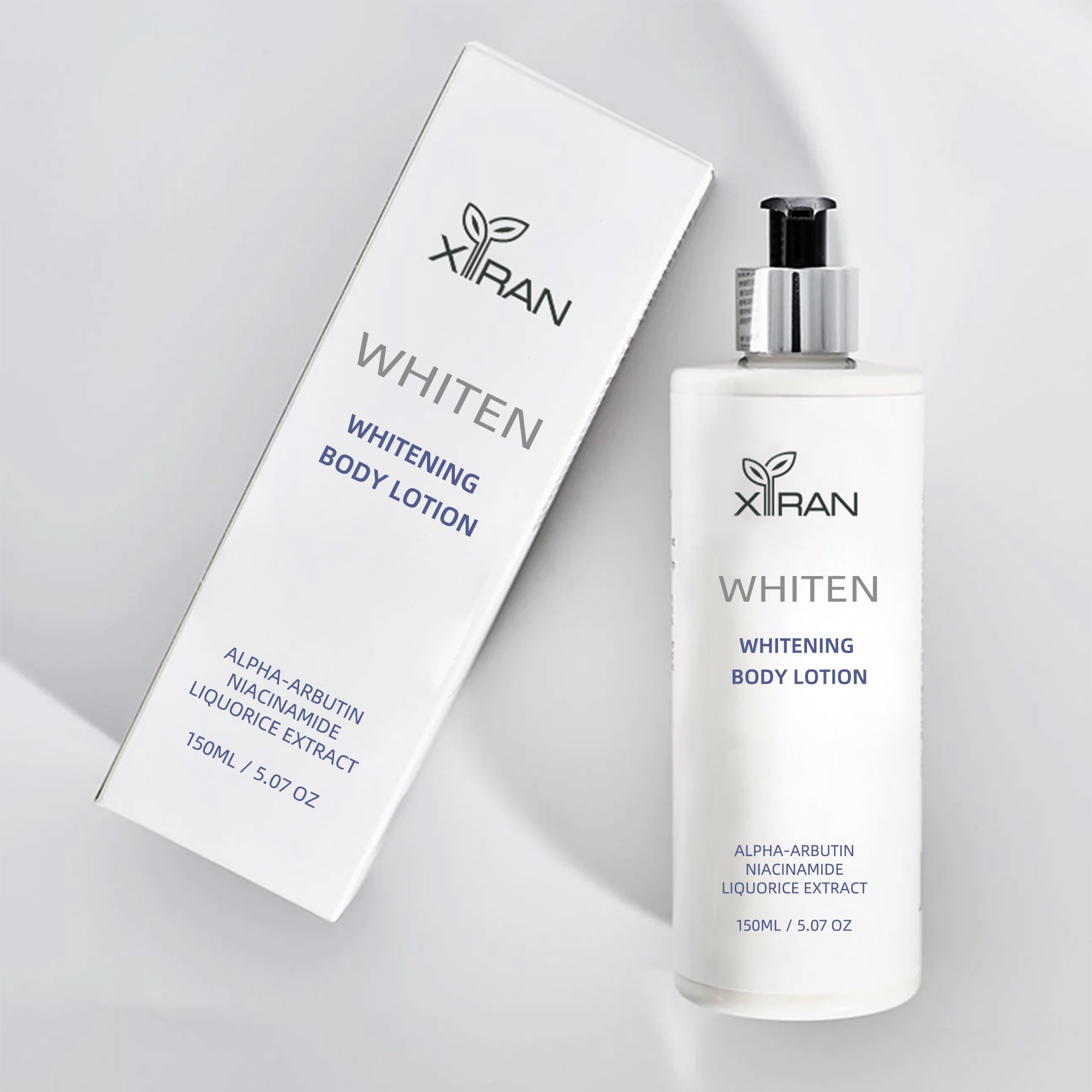 Wholesale Custom Full Body Whitening Cream With AHA and Niacinamide Skin Brightening Whitening Body Lotion For Black Skin
