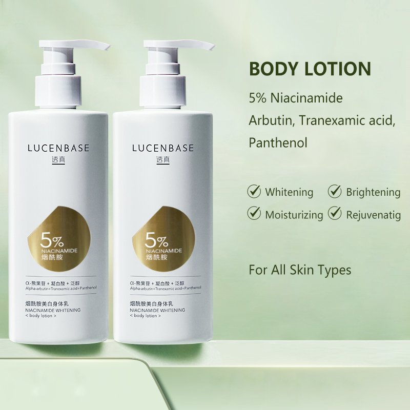 Wholesale 5% Niacinamide Lightening Cream Perfume Natural Skin Whitening Body Lotion