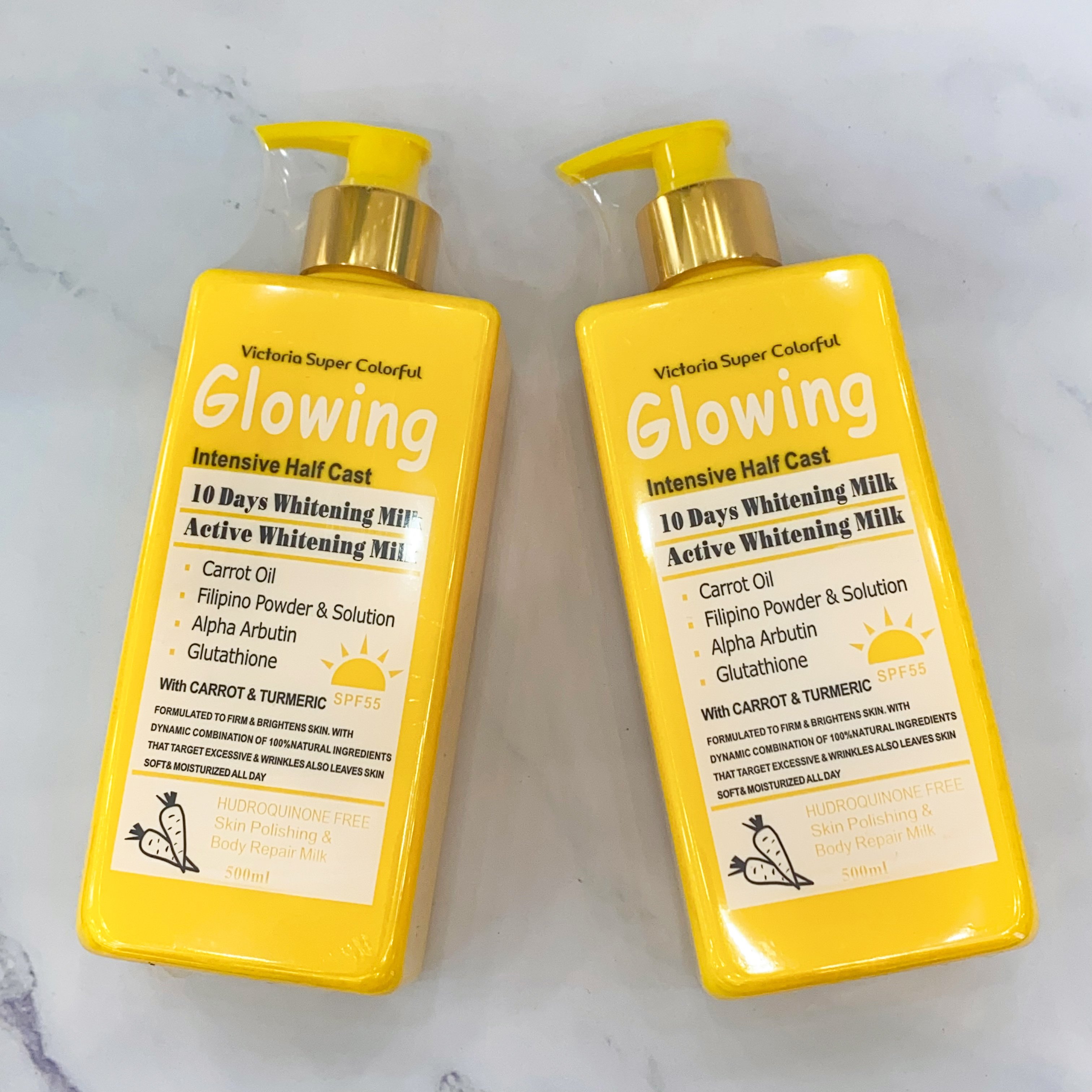 High quality 10 Days Active Whitening Milk Lotion Brightening firming Dark Spots Removal Corrector Skincare Glowing Body Lotion