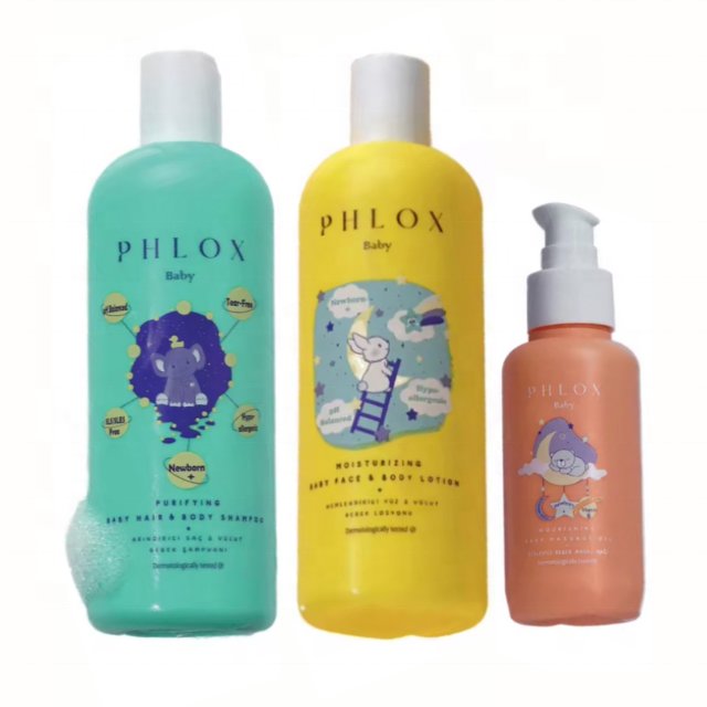 PHLOX Moisturazing Face & Body Baby Lotion Nourishing Organic Aloe Vera Pearl Minerals Premium Quality for Baby Care 400 ml